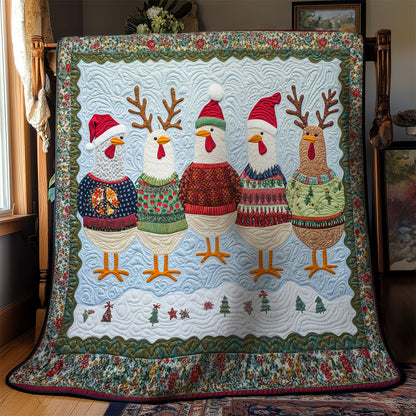 Chicken Wonderland WN1411058CL Quilt