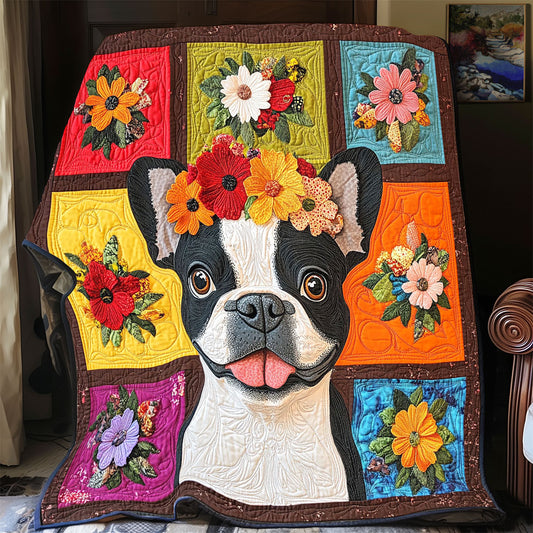 Funny French Bulldog WP1504024CL Quilt