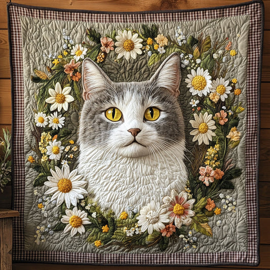 Floral Cat CW1206013CL Quilt