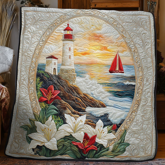Lighthouse Lily WX0406027CL Quilt