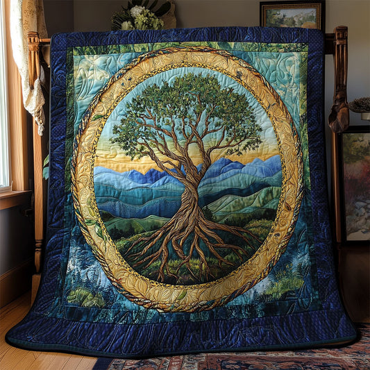 Circle Tree Of Life WY2201054CL Quilt