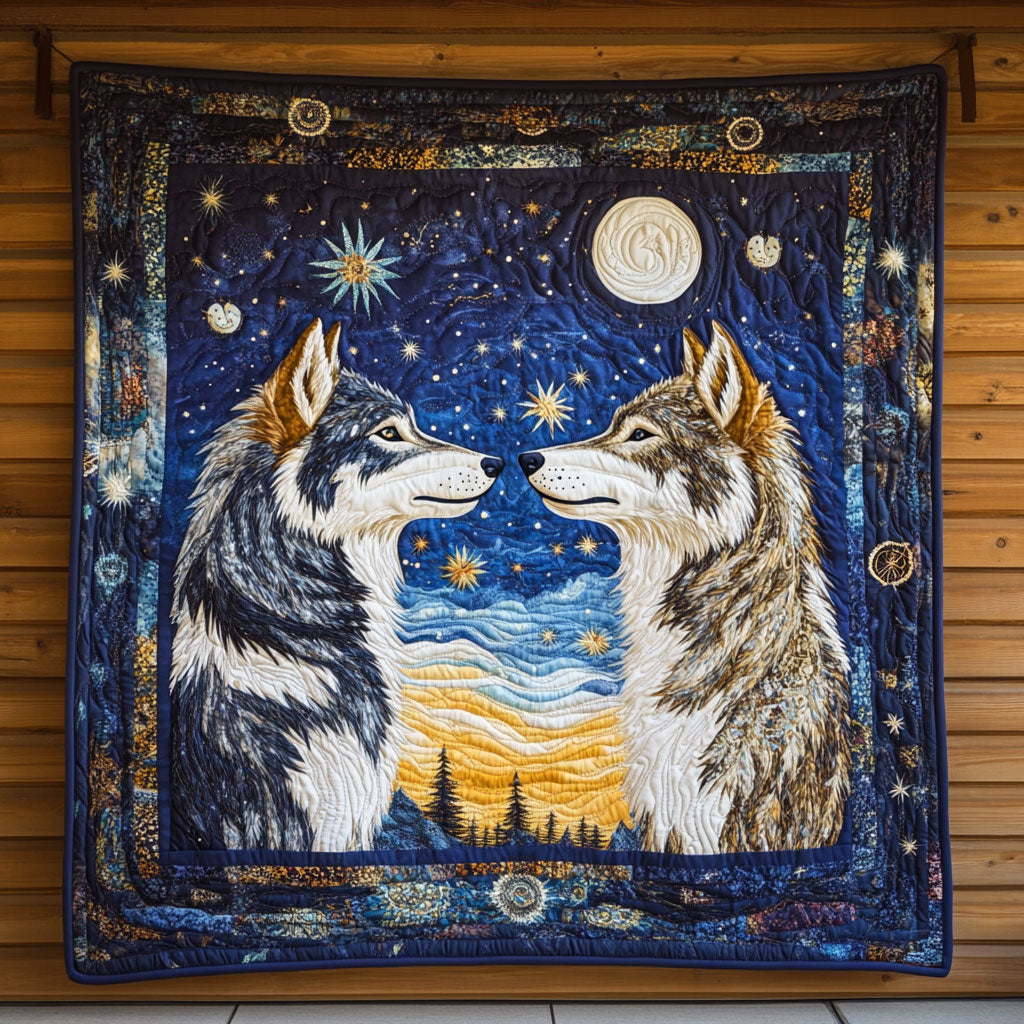 Wolf Couple CP1106014CL Quilt