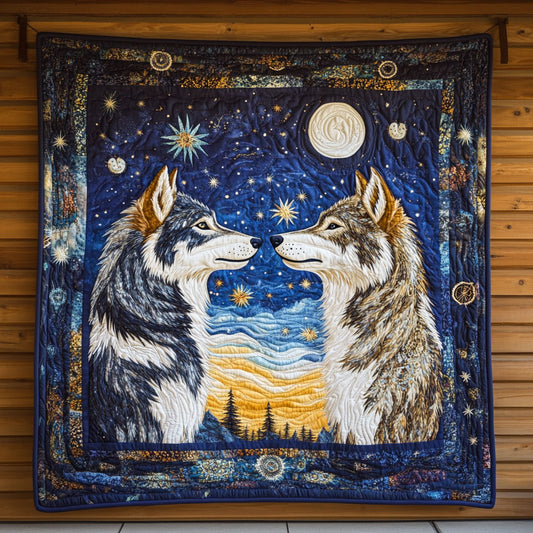 Wolf Couple CP1106014CL Quilt