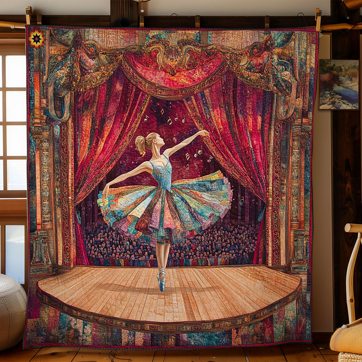 Ballerina Stage WY2312004CL Quilt