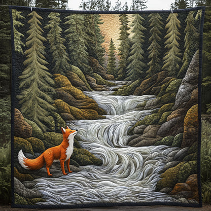Fox By Mountain Stream LT2109005CL Quilt