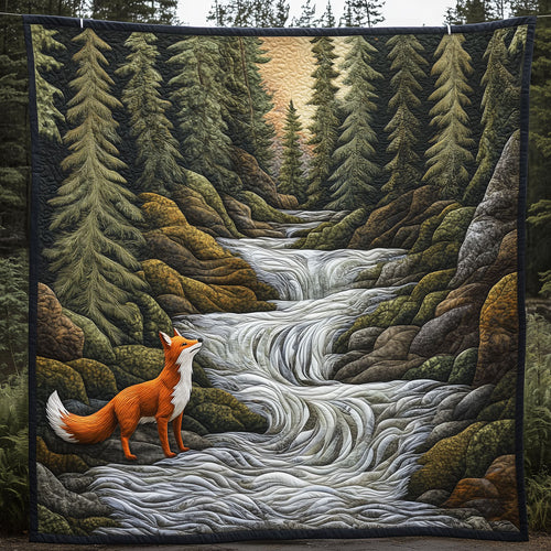 Fox By Mountain Stream LT2109005CL Quilt