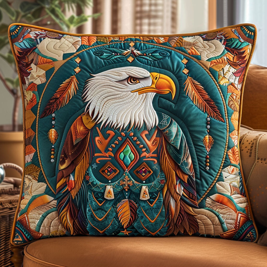 Tribal Eagle CW0901044CL Quilt Pillow Case