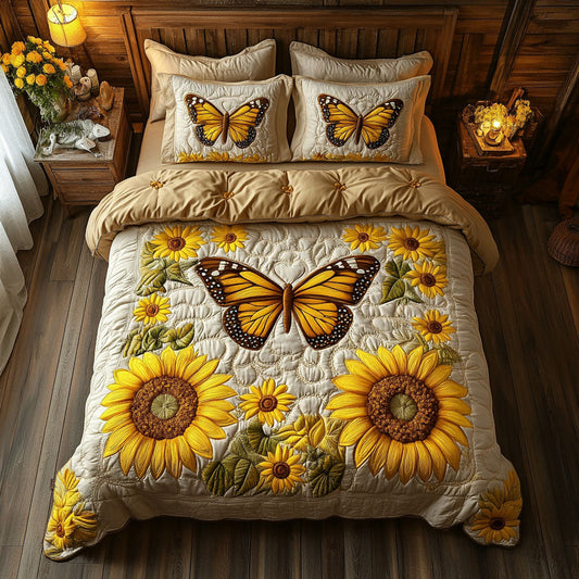 Sunflower Butterfly WJ2204018CL Duvet Cover Set