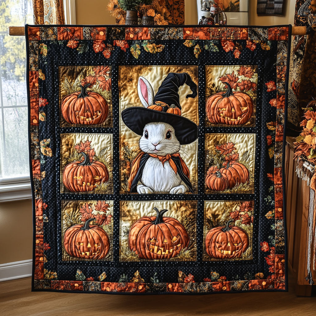 Hallow Bunny Patch WY1208042CL Quilt