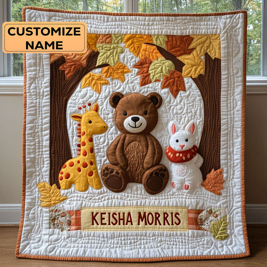 Bear Friend CP2207012CL Personalized Baby Quilt