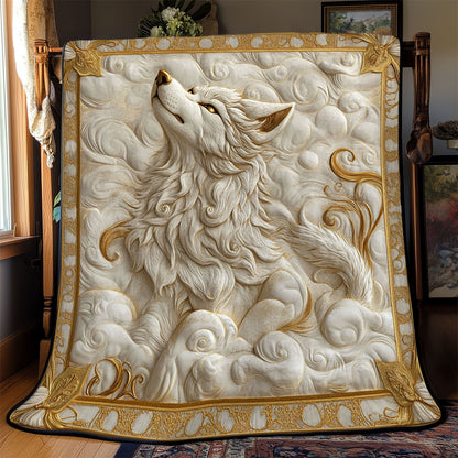 Fierce White Wolf WJ3112016CL Quilt