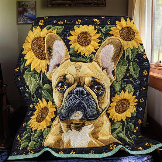 Sunflower Bulldog WX2412042CL Quilt