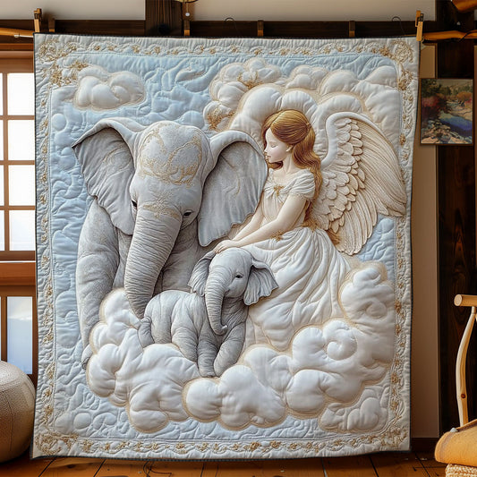 Angel And Elephant WY3012003CL Quilt