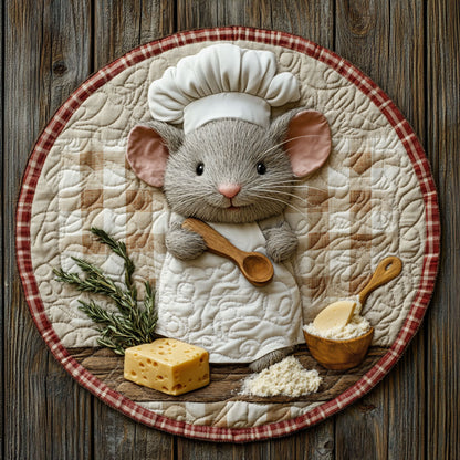 Mouse Kitchen CP2705009CL Quilted Round Mat