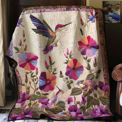 Blooming Hummingbird WJ0701001CL Quilt