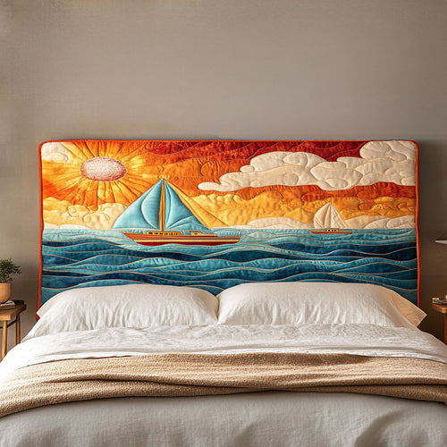 Breeze Sailboat WN2412004CL Quilted Headboard Slipcover