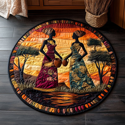 Soul of Africa CM2705004CL Quilted Round Mat