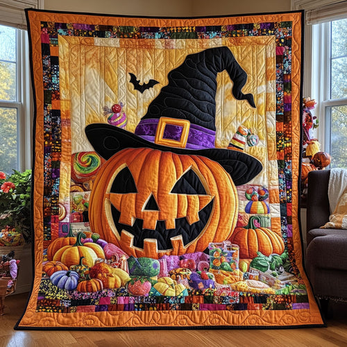 Sweet Pumpkin Witch CW0608045CL Quilt
