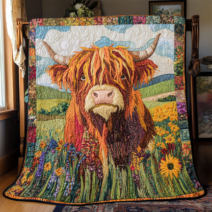 Highland Cow WX2401027CL Quilt