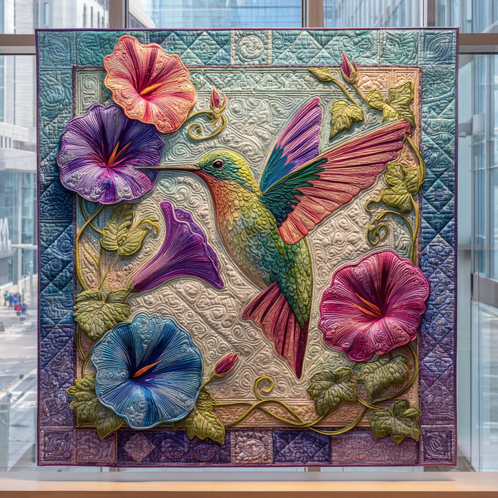 Hummingbird Glory CW2708036CL Quilt