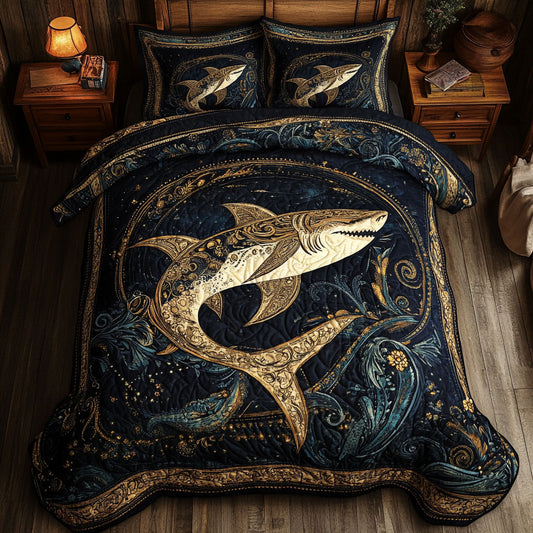 Gold Shark WY1801018CL Duvet Cover Set