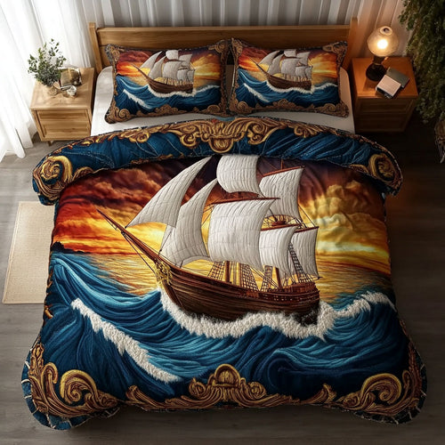 Regal Sailboat WN0809095CL Duvet Cover Set