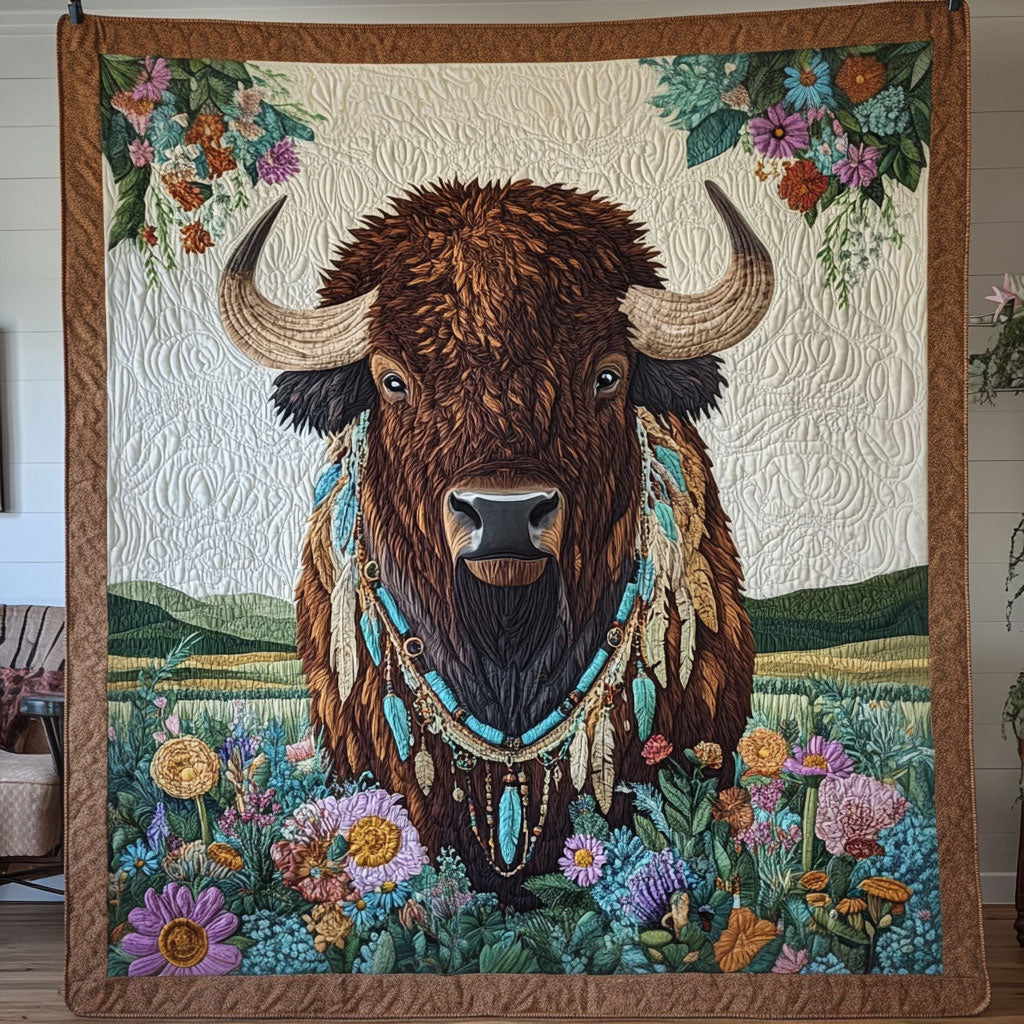 Beaded Bison LT2511024CL Quilt