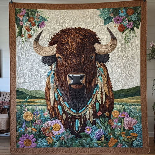Beaded Bison LT2511024CL Quilt