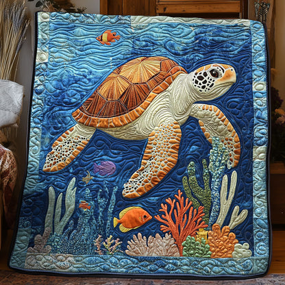 Turtle Under Sea WX3105068CL Quilt