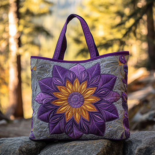 Vintage Mandala WN2209089CL Quilted Tote Bag