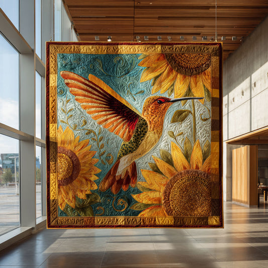 Sunny Hummingbird CW2208050CL Quilt
