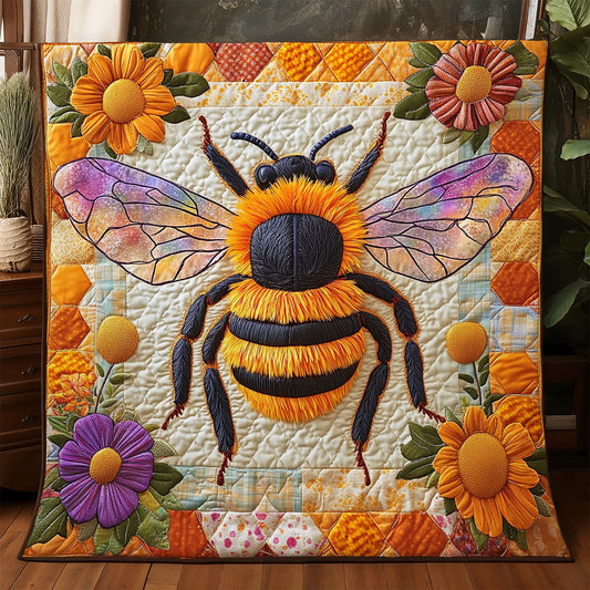 Sweet Honey Bee WJ0406011CL Quilt