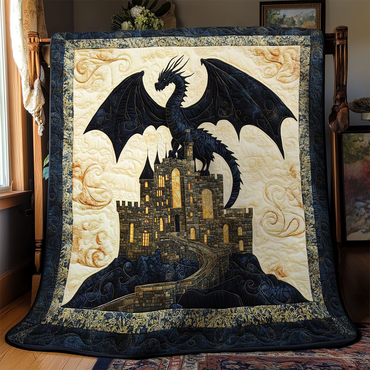 Castle Dragon WN2612033CL Quilt