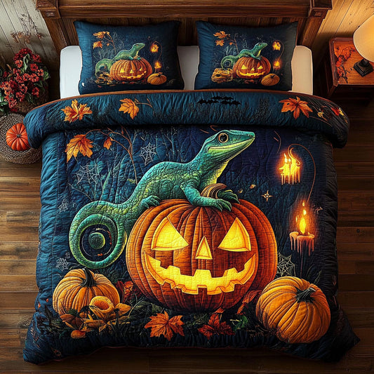 Halloween Chameleon WY0707064CL Duvet Cover Set