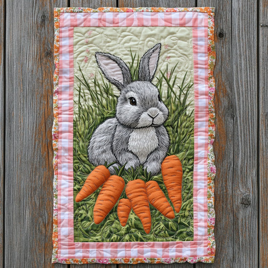 Rustic Bunny Delight WJ0705020CL Quilted Table Runner