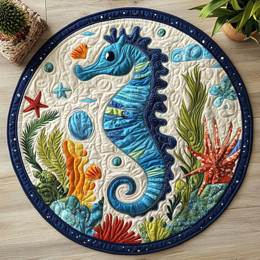 Seahorse CW0306043CL Quilted Round Mat