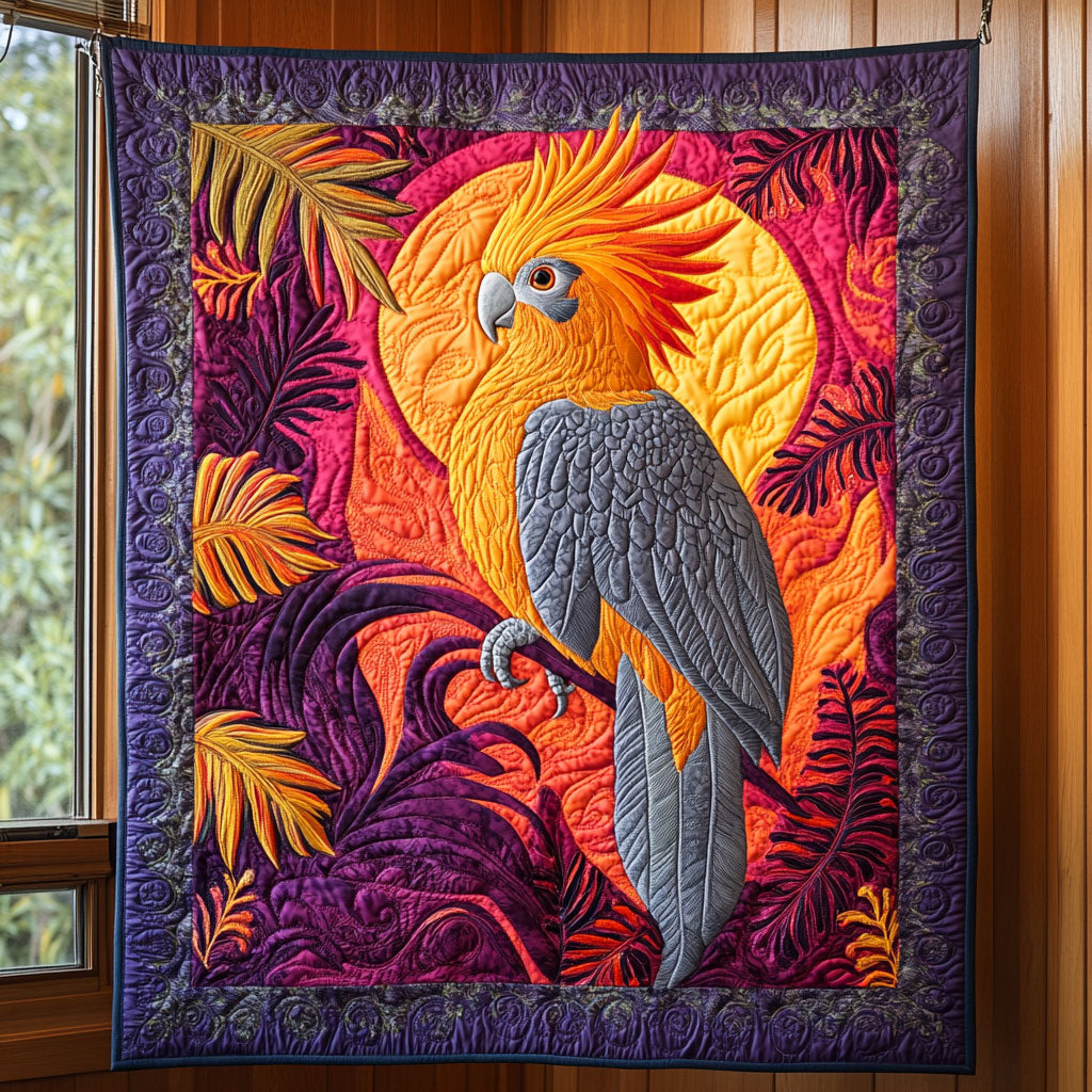 Sunlit Parrot CP2008054CL Quilt