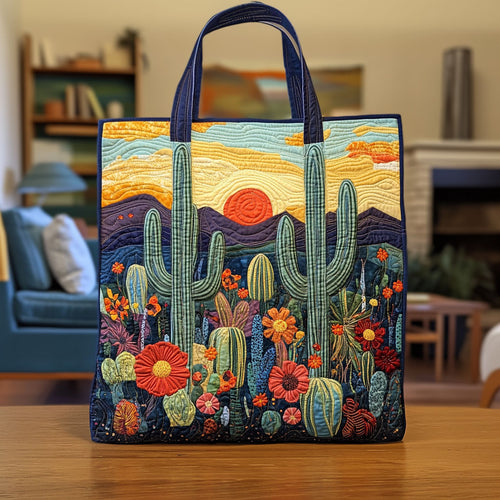 Saguaro Blossom LT2411014CL Quilted Tote Bag