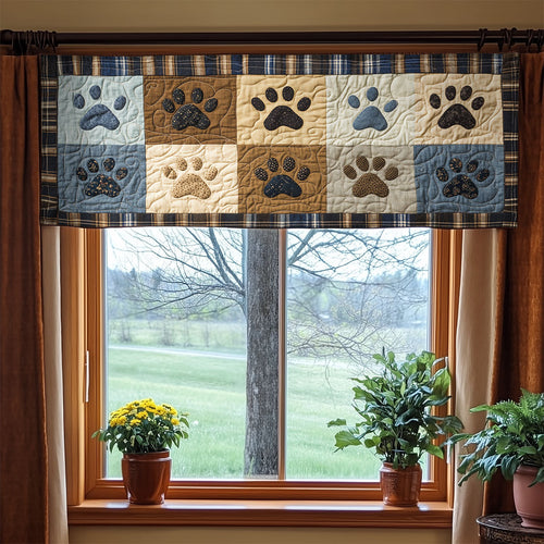 Dog Paw WX1405015CL Quilted Valance