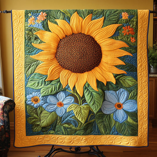 Giant Sunflower WY0705007CL Quilt