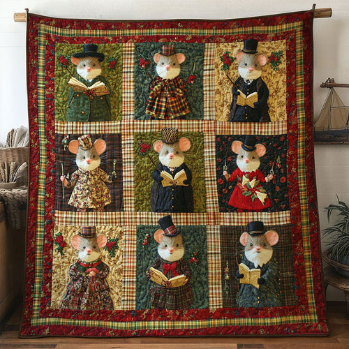 Christmas Song Mouse WN1311018CL Quilt