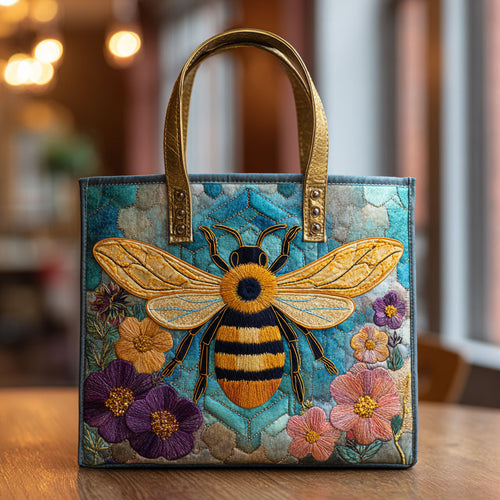 Bee Bloom CW2209003CL Quilted Tote Bag