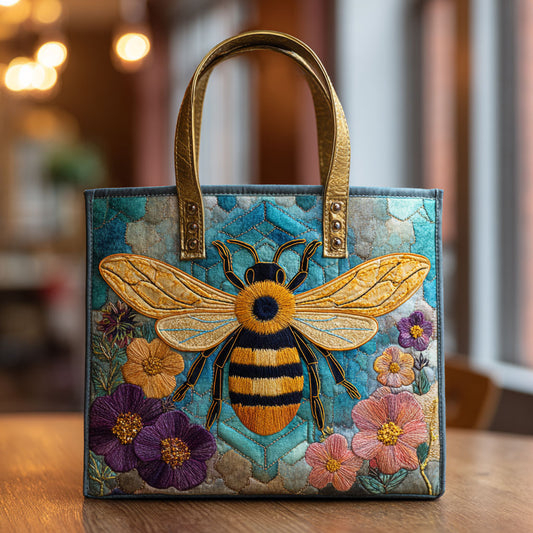 Bee Bloom CW2209003CL Quilted Tote Bag