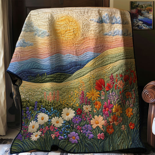 Sunrise And Wildflower WJ2002021CL Quilt