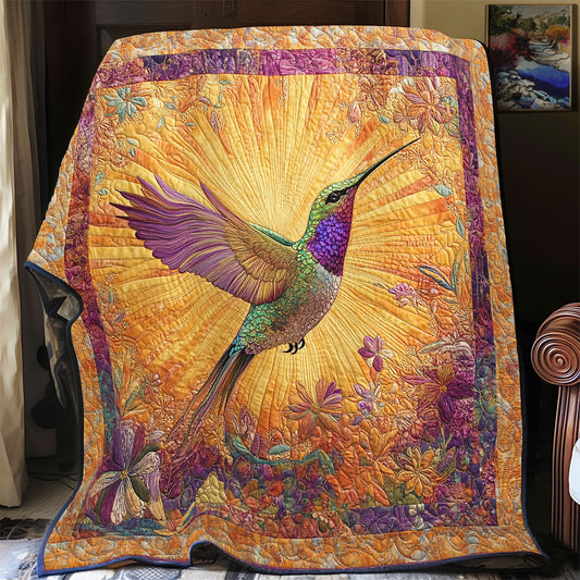 Hummingbird In Sunset WY0602165CL Quilt