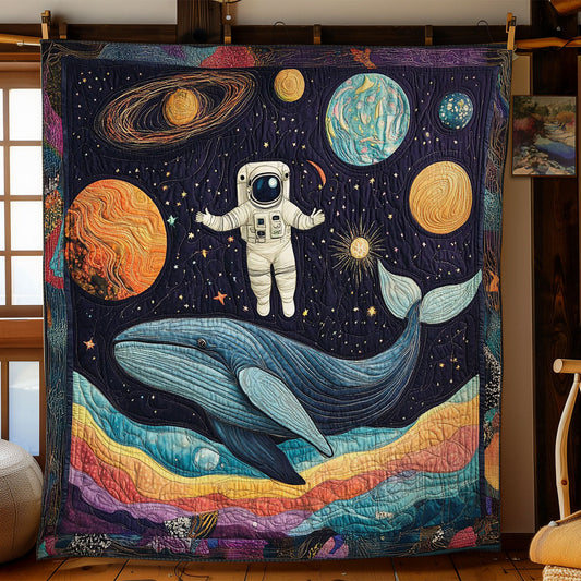 Astronaut And Planets WY2103001CL Quilt