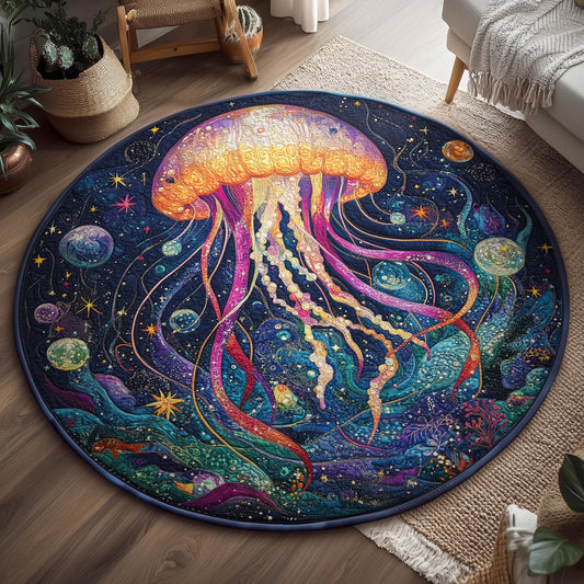 Jellyfish WX1005026CL Quilted Round Mat