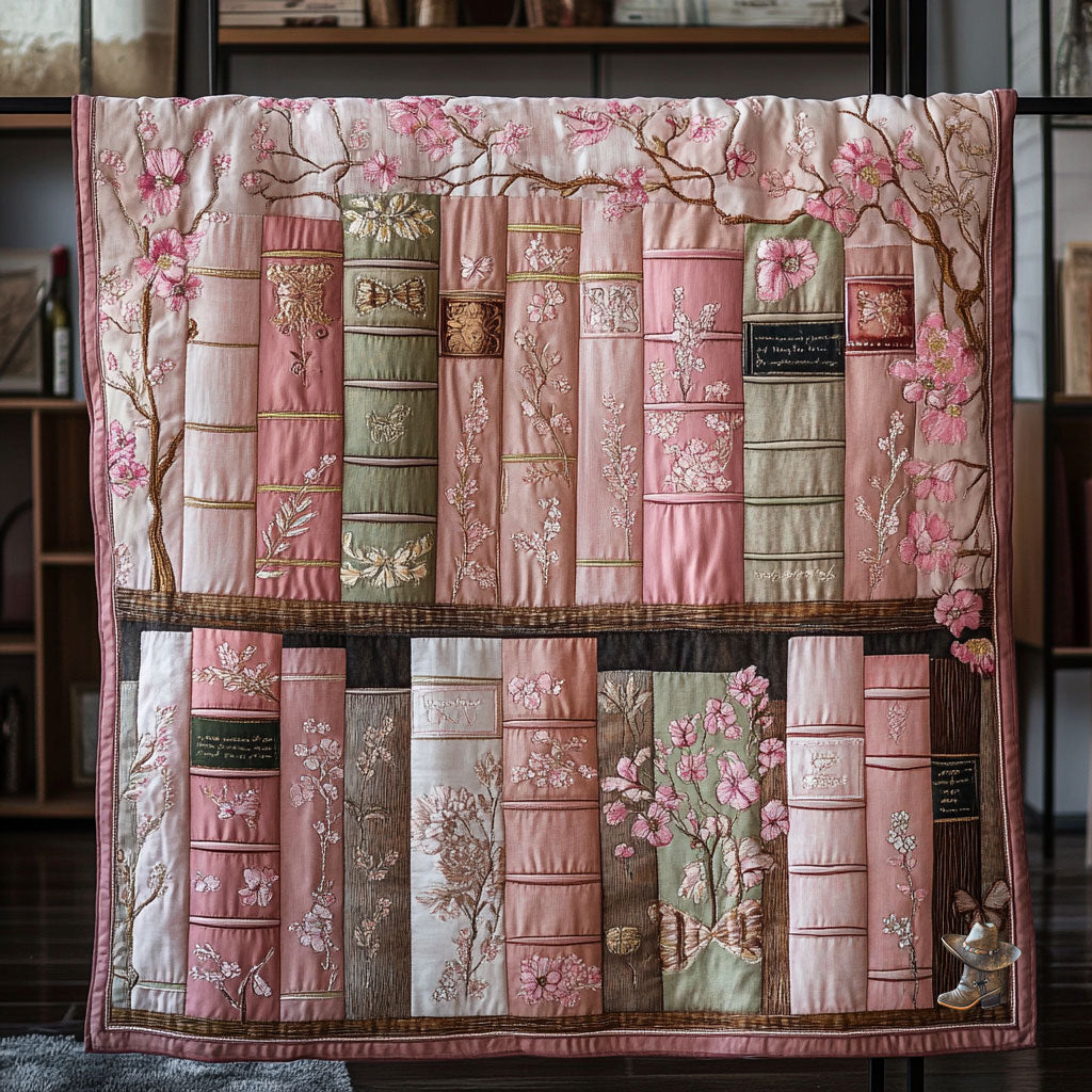 Reading Dreamy Bookshelf WU2310028CL Quilt