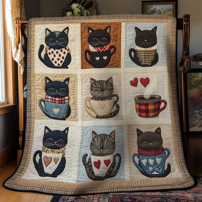 Cats And Coffee WN2712045CL Quilt