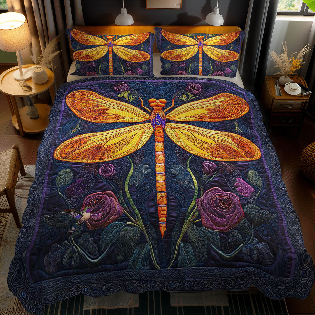 Majestic Dragonfly WN1911045CL Duvet Cover Set